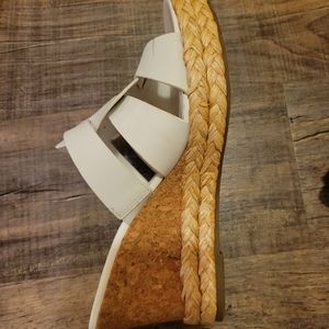 Franco Sarto White Sandal Soze 10